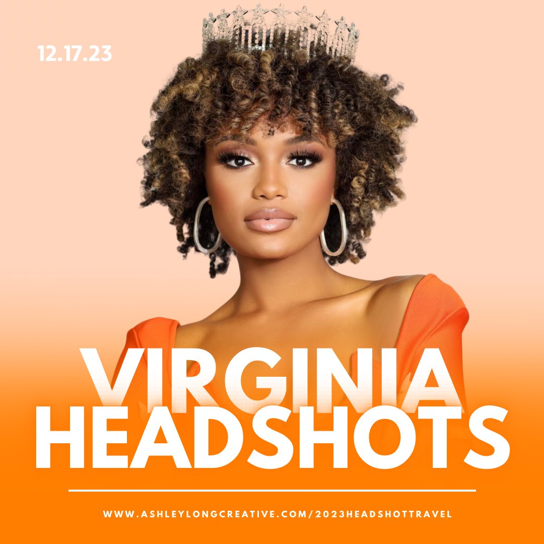 Exciting news! I have three openings for headshot sessions in beautiful Oakton, Virginia, on December 17, 2023. ​​​​​​​​​​​​​​​​​​ DM me with ‘VA Headshots’ to unlock the details + secure your spot or head to this link: ashleylongcreative.com/2023headshottr…