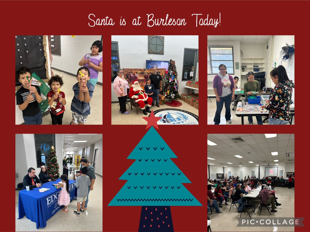 JoeAMontalvo's tweet photo. We’re having a fantastic Saturday with our beautiful scholars and families. Great energy and holiday cheer! @DT_EISDSpecEd @DrH_OnTheEdge https://t.co/STgk73dzvn