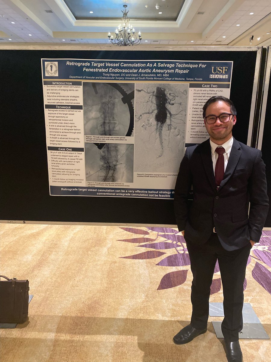 TonyNNguyen2015's tweet photo. Presenting and making friends at University of Florida’s Inaugural Aortic Symposium https://t.co/vUw3jEurZz
