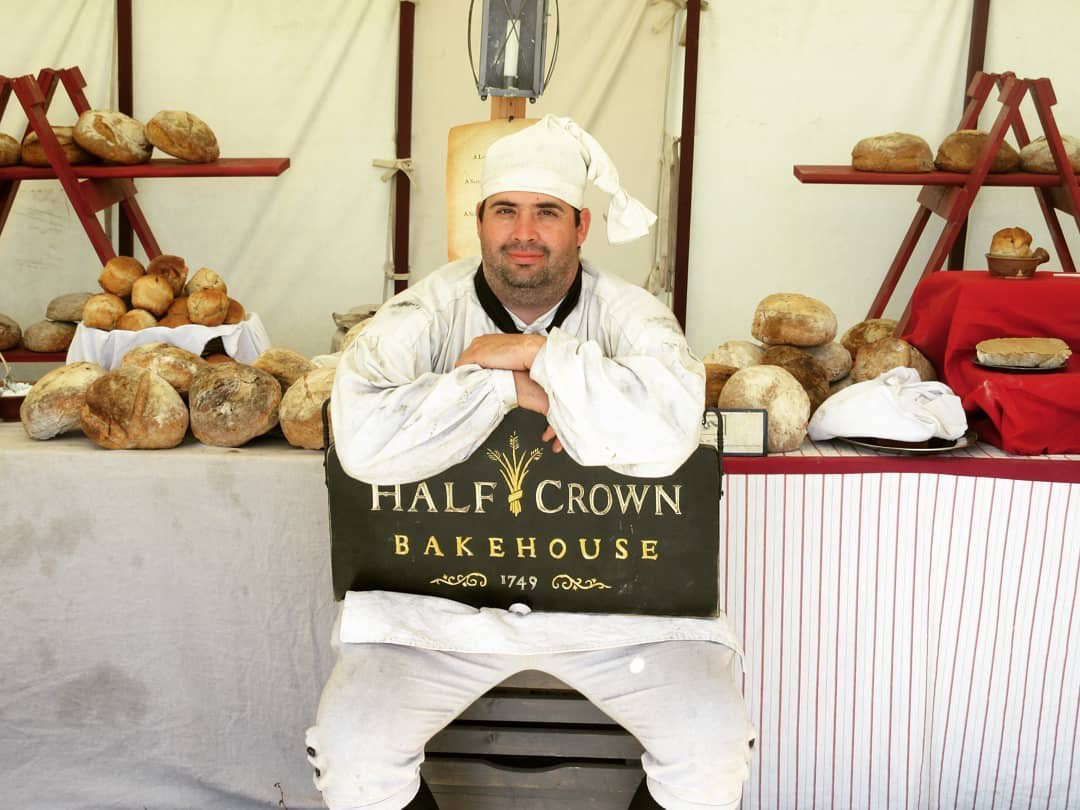 WashXingPark's tweet photo. Tomorrow (12/10) is the #FirstCrossing! We have a special surprise from @HCrownBakehouse. They will be baking bread with historic grains & purchase tickets for the first 76 visitors: https://t.co/AhNDPyv28z #ColonialCooking #HalfCrownBakehouse #WashingtonCrossingHistoricPark https://t.co/0KqGVdUHGt