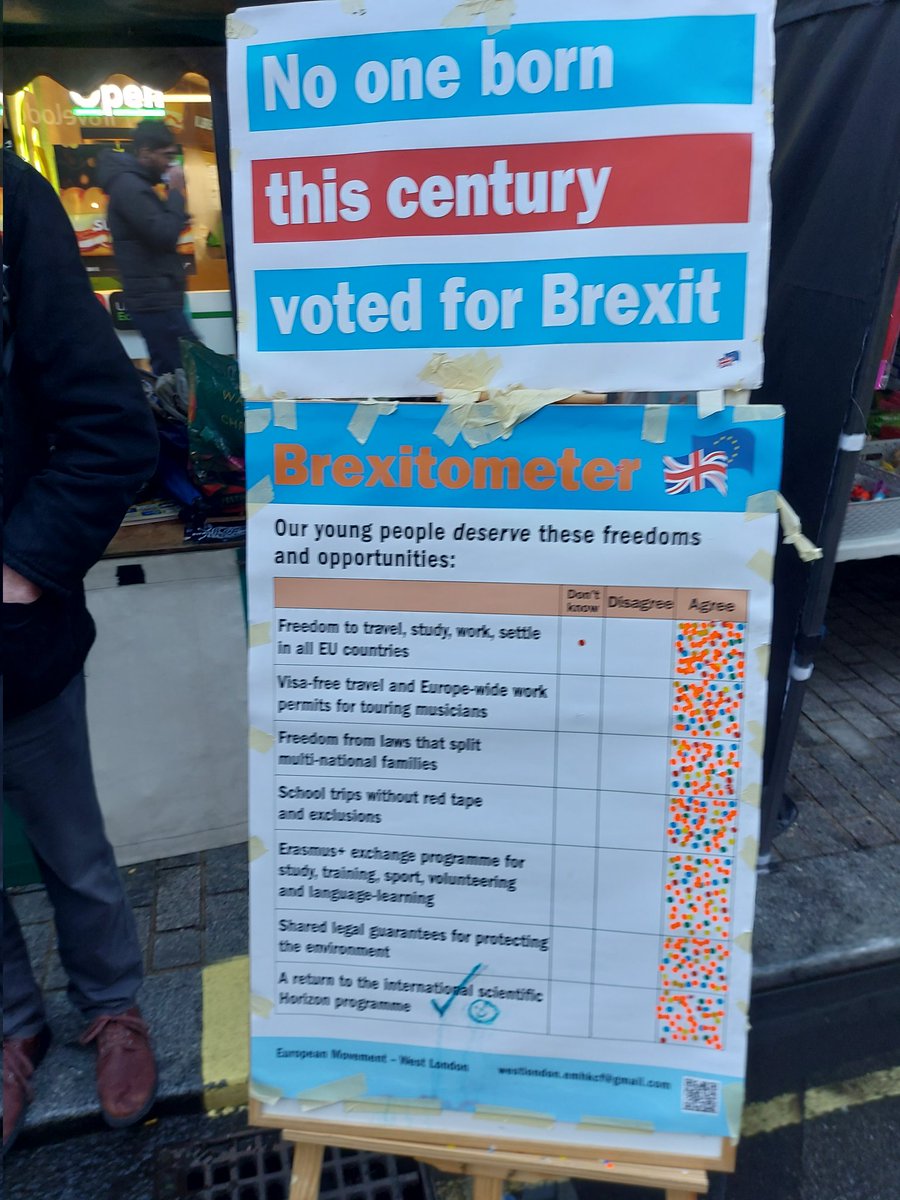 'No one born this century voted for Brexit'
...or how our youth were shafted.... for the rest of us just the biggest act of self harm in the last 70 years.
Northend Road Christmas Market, London today
#BrexitBreaksBritain