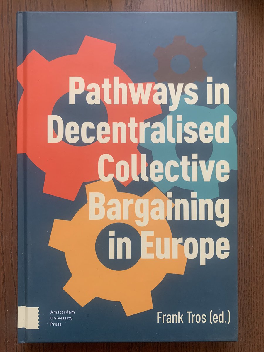 maqs2012's tweet image. Parution de cet ouvrage édité par Frank Tros de #aias à #universityofamsterdam. Il porte sur la décentralisation de la #negociationcollective dans 8 pays européens. J‘y ai co-dirigé un article comparatif sur le rôle syndical dans la négociation d‘entreprise.