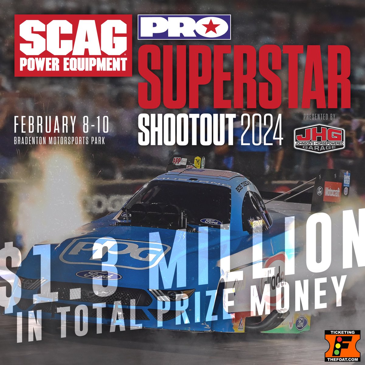 Our team is excited for the #PROonFLO #SuperstarShootout Feb. 8-10, 2024 at Bradenton Motorsports Park. 
Tickets on sale now: bit.ly/scagpro 
Stream live: flosports.link/3KQGS4I