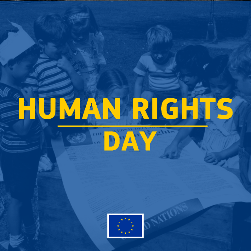 EU_Commission's tweet photo. The Universal Declaration of Human Rights is now 75 years old.

This landmark document laid the foundation for our global human rights system as well as national laws &amp; international treaties protecting &amp; promoting human rights.

HRVP @JosepBorrellF's statement ↓
#HumanRightsDay