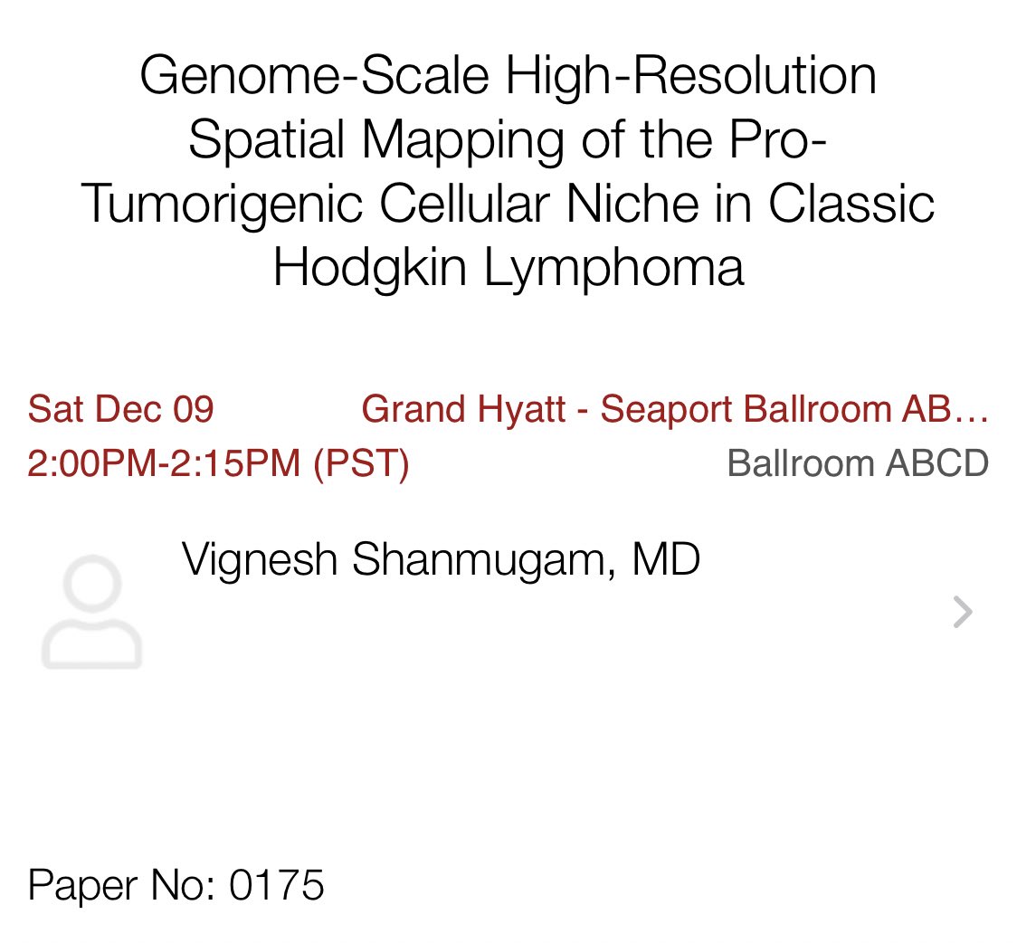 Excited to be at #ASH23! Looking forward to an awesome weekend of science, connecting with colleagues and presenting my own work at 2pm today!
