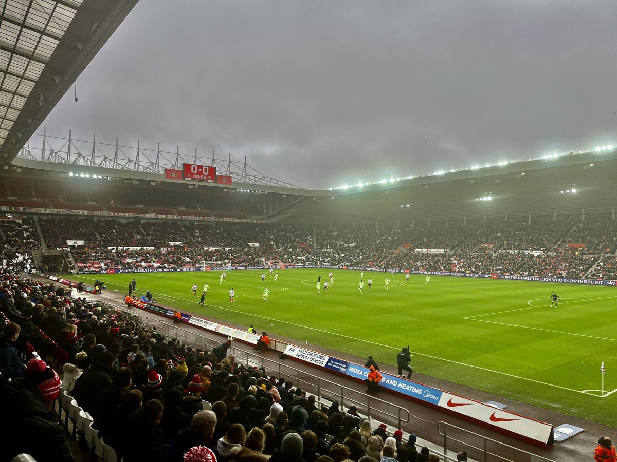 Todays game was Sunderland AFC V West Brom Albion in which we won 2-1