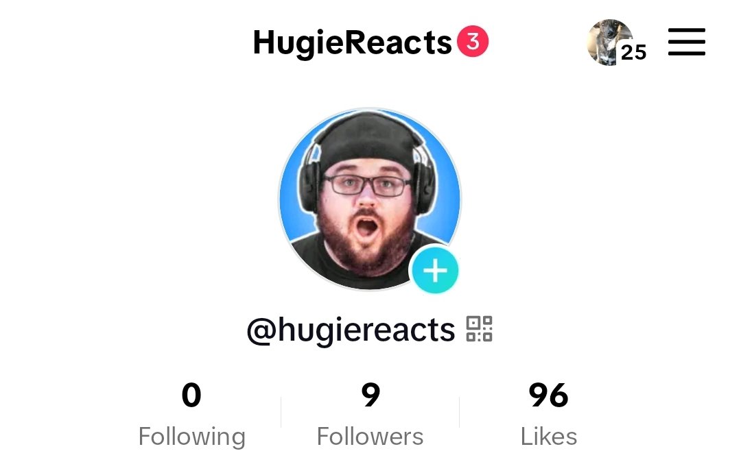 HugieReacts's tweet photo. So one week into the new Channels and I cannot be happier with the growth. 22 subs on YouTube and almost 3k views and 9 followers on tik tok with almost 100 like. 

Can't complain

Thanks everyone for the support. https://t.co/ZKAhLIkBUv