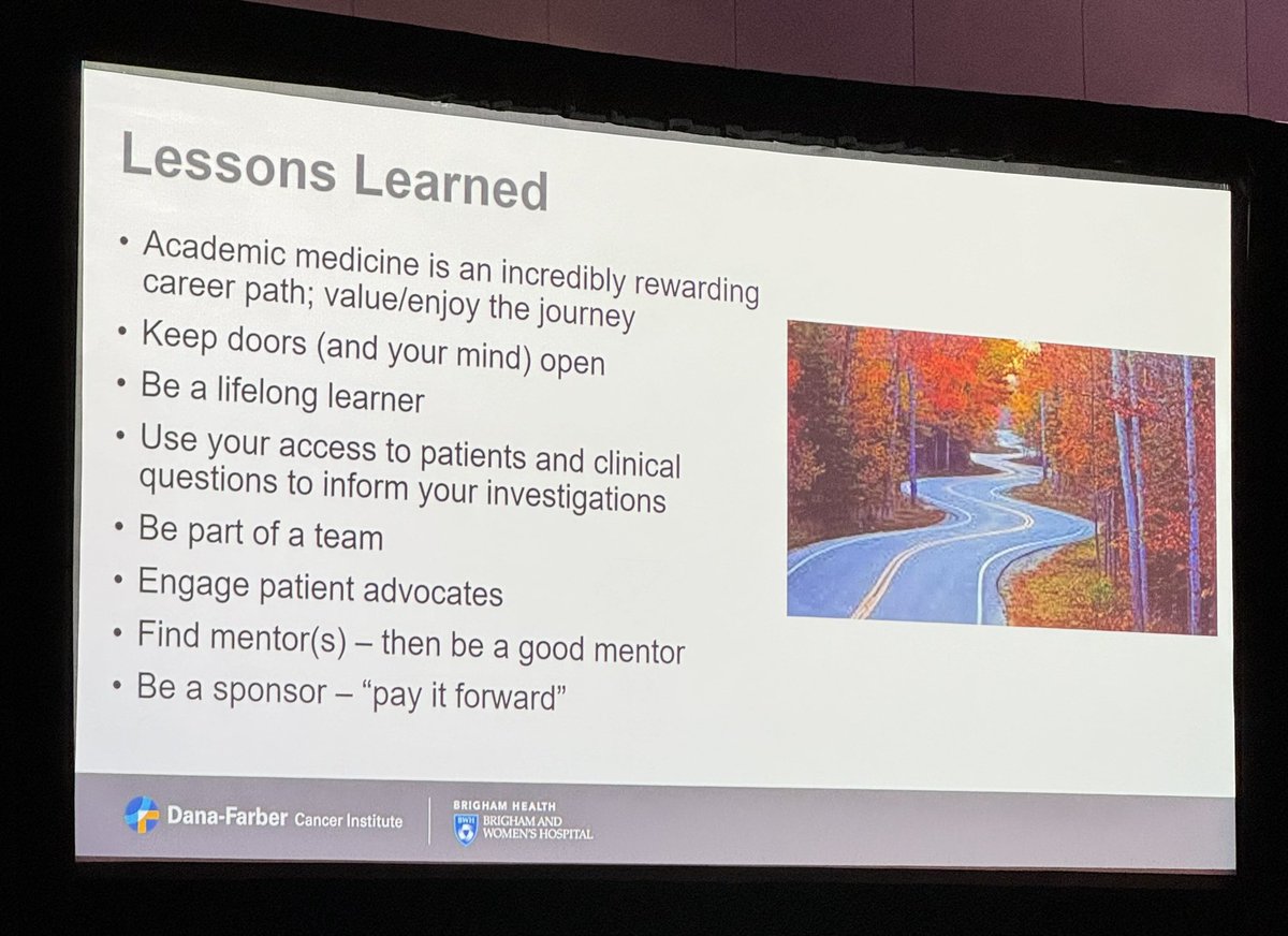 Great final morning at #SABCS23’s career development day. Loved these “life lessons” from Dr. Mittendorf