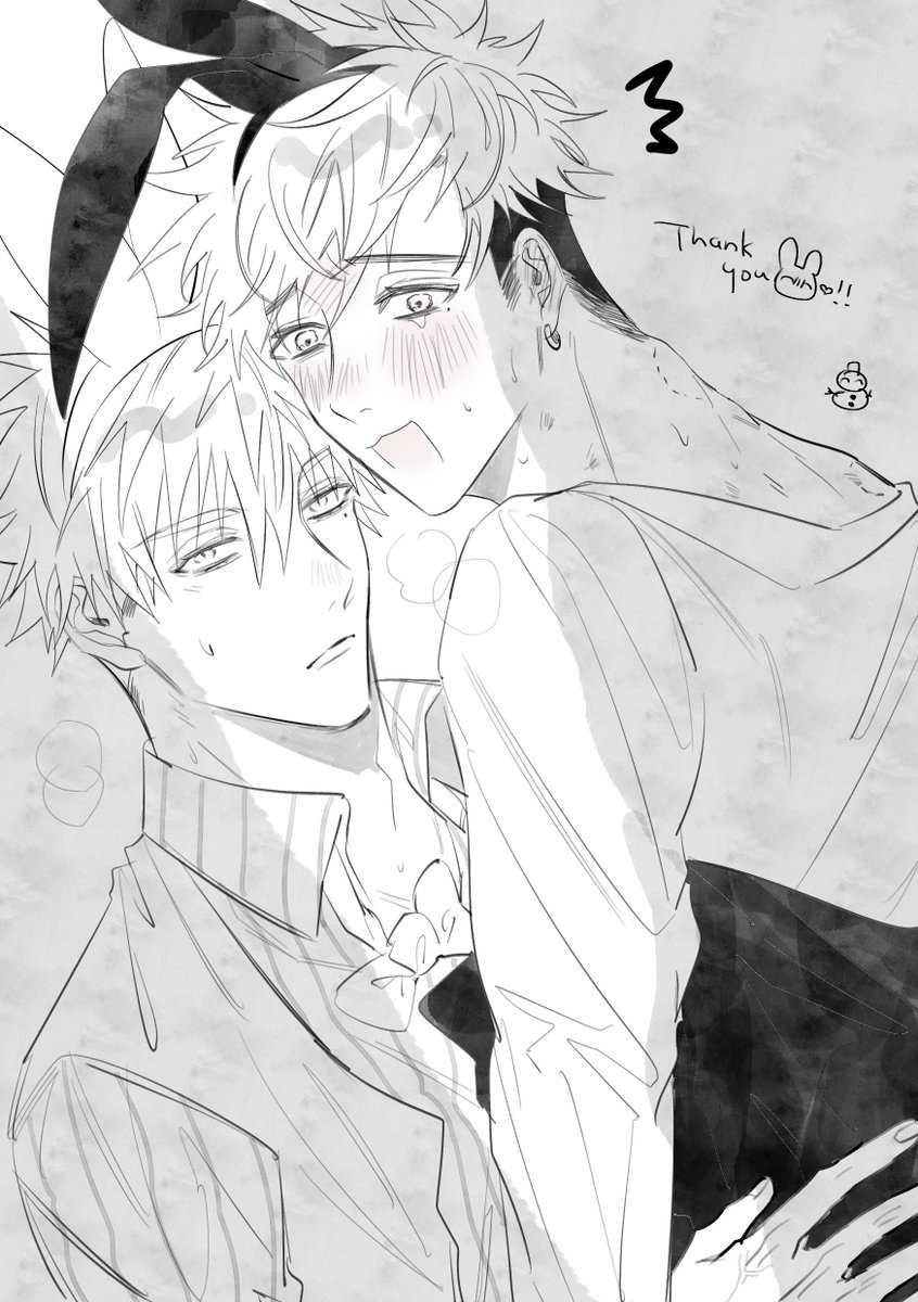 第一次畫KVㄝ… @naturalwind0的明信片太可愛了🐰 從朋友這邊收到了風太太在西打給我禮物的圖片,太豪華了 簡直是提早過聖誕!可以免費得到太大禮了😭😭謝謝😭🥺在外地ㄉ我什麼都沒有所以只…好畫……🤲 
