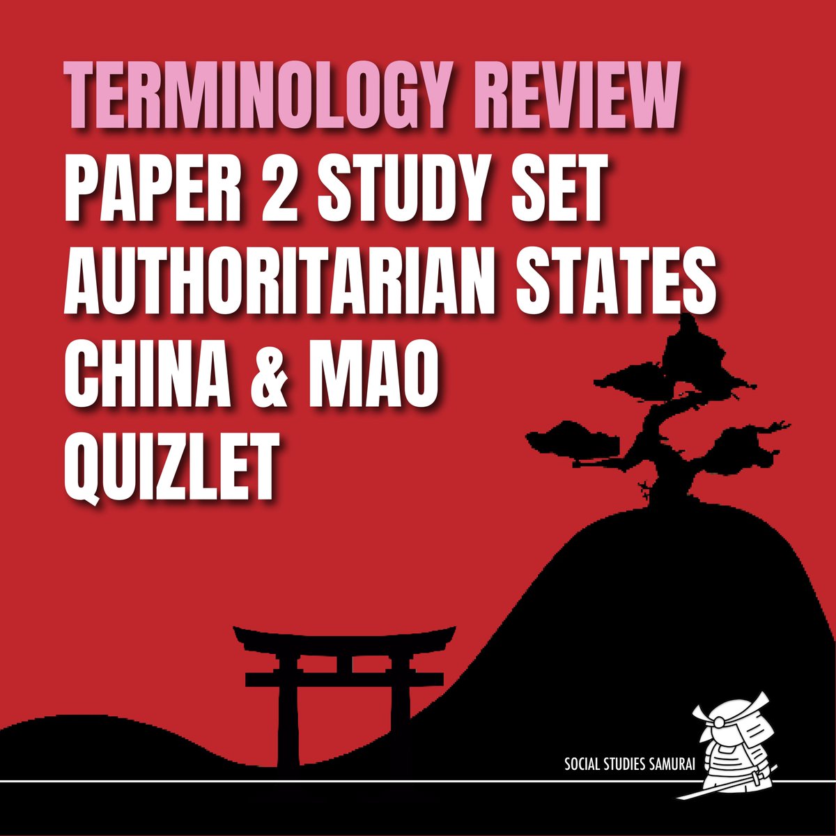 SS_Samurai's tweet photo. Students studying IBDP History paper 2 Authoritarian States? Here are 3 Quizlet study sets for USSR (Stalin), China (Mao) &amp; Germany (Hitler). 

https://t.co/4wYQxGoISg

Anything you'd add? #IBHistory https://t.co/KR1XIPzDbM