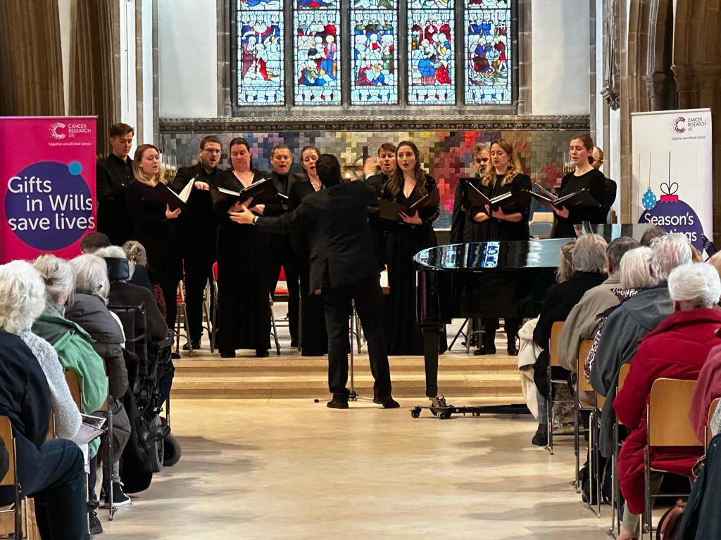 We really enjoyed singing <a href="/CCathedral/">Chelmsford Cathedral</a> earlier today for <a href="/CR_UK/">Cancer Research UK</a>, a charity very close to our hearts. As always, there’ll be a retiring collection after our Christmas concert <a href="/StJPiccadilly/">St James's Church, Piccadilly</a> on Thurs 14 Dec. #ChristmasWithSonoro

🎟️ ticketsource.co.uk/sonoro