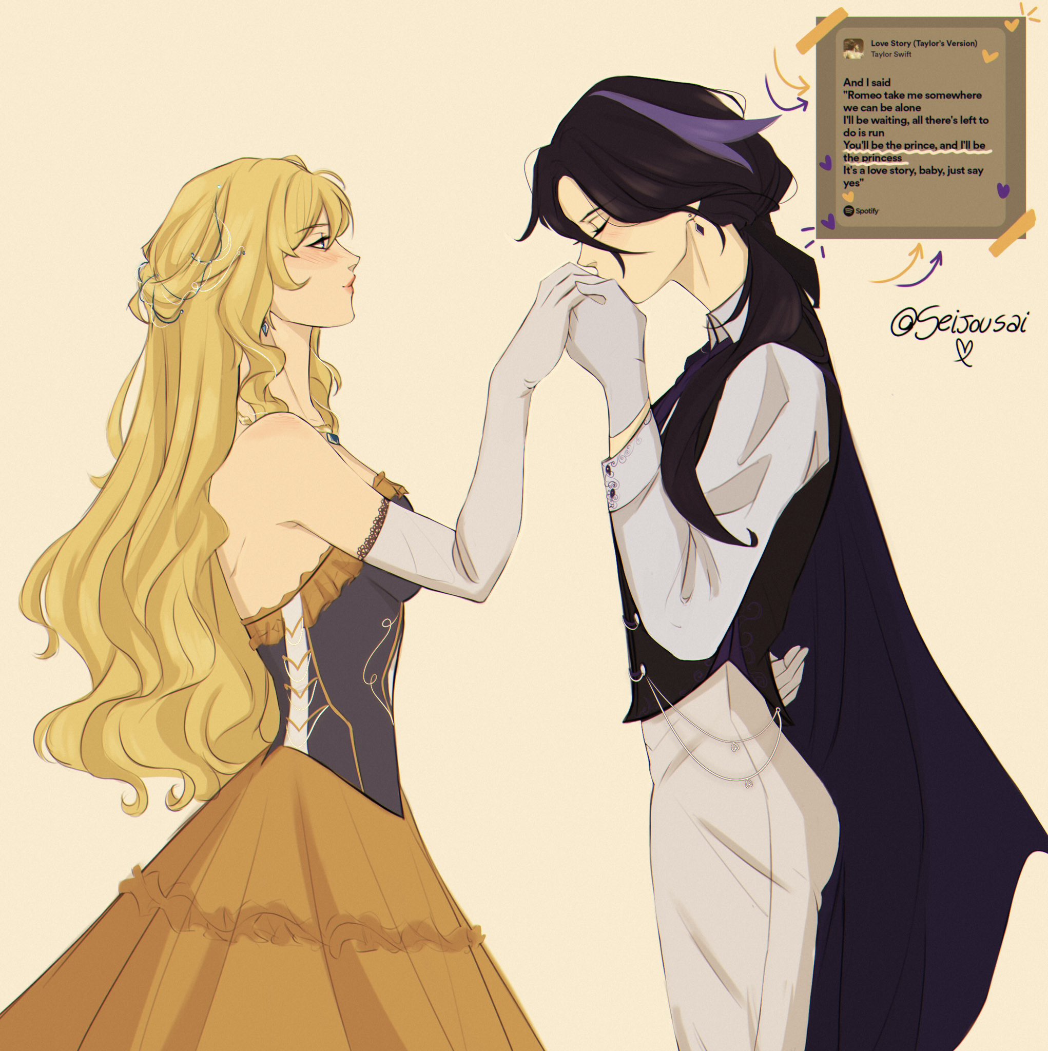 Navia & Clorinde (by: メリーさん) : r/naviamains