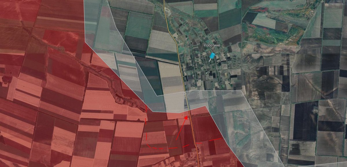 InsaleZ's tweet image. ‼️ Russian forces recapturted positions south of #Robotine.