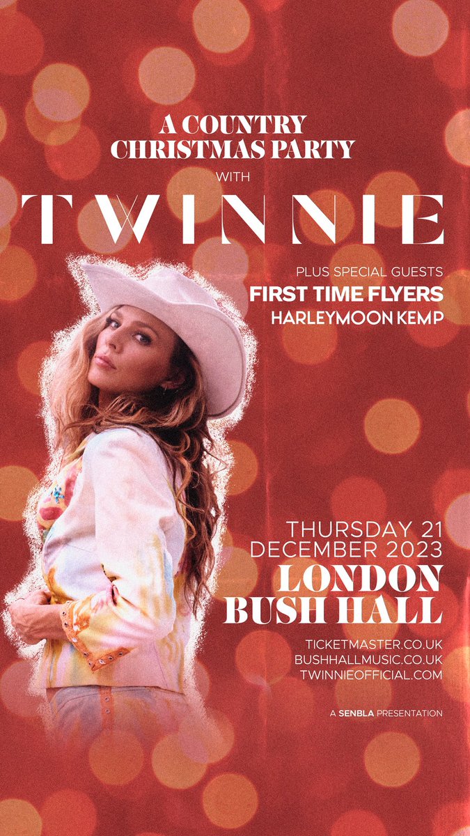 Who’s coming to our next live show at @Bushhallmusic on 21st! We & @harleymoonkemp are supporting the amazing @TwinnieOfficial