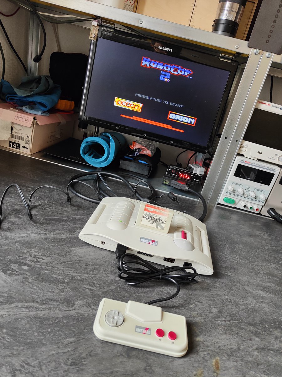 CabriDIY's tweet image. Je mets en vente cette Amstrad GX4000 avec une manette, les câbles et le jeu Robocop 2. Elle a été révisée et est 100% fonctionnelle 👌

Prix 125€ sur Leboncoin

leboncoin.fr/consoles/24604…

RT apprécié 😊