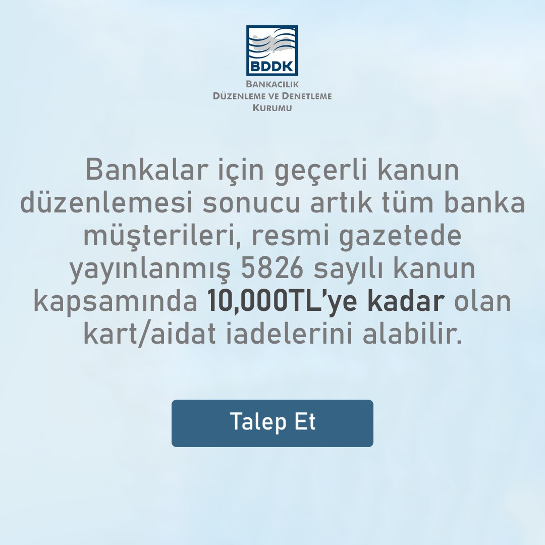 Tüm vatandaşlarımızın dikkatine! Yeni yıl için kart iadeleri başlamıştır. Başvuru yapmak için yorumlarda paylaşılan talimatı uygulayınız