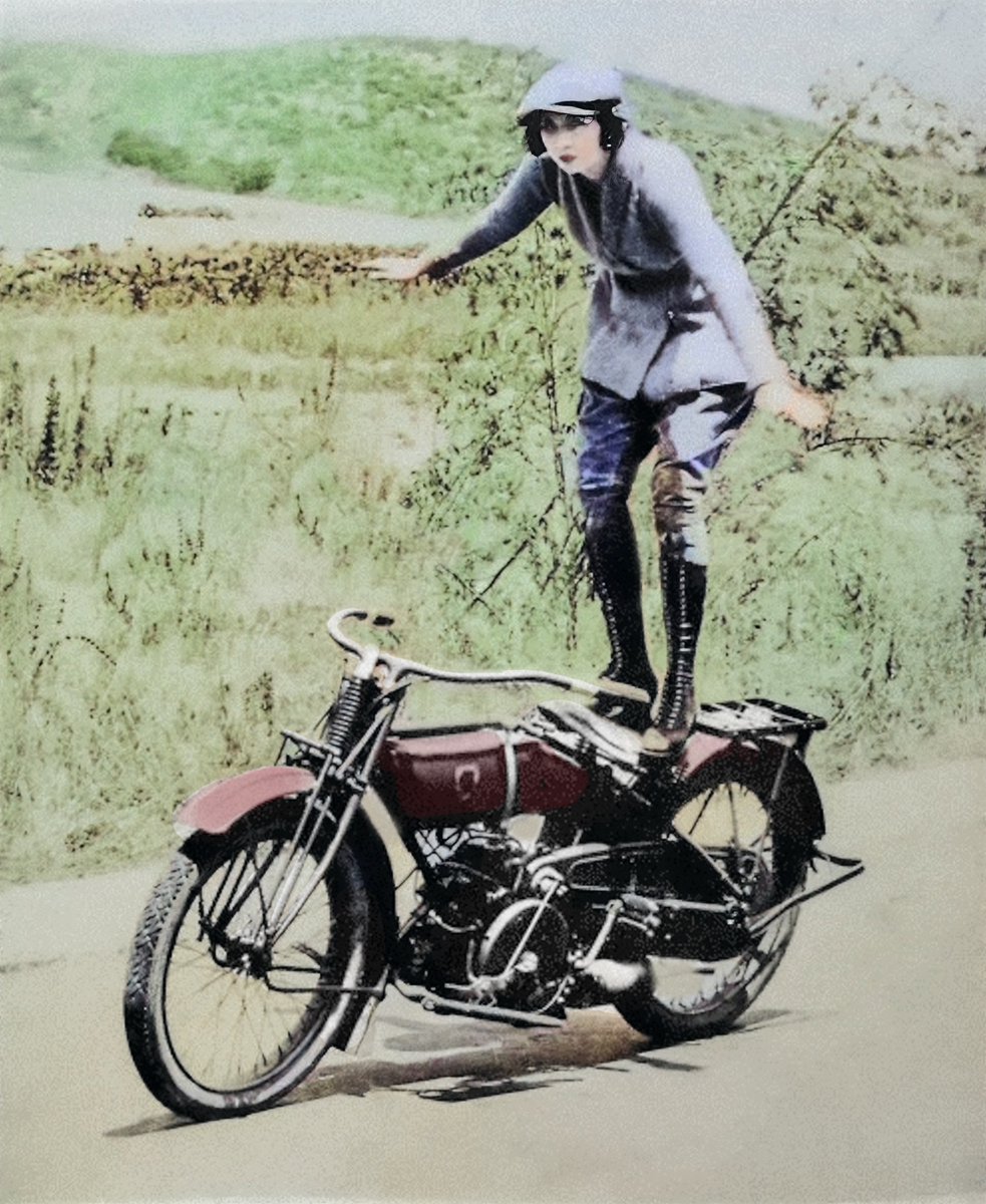 Gianni A. Sarcone (@gsarcone) on Twitter photo Lillian La France (1894–1979), known as "The Girl Who Flirts With Death," was a leading female motorcycle stunt rider in the 1920s and '30s. Born Agnes Micek in Kansas, she gained fame for her skills on the Wall of Death, using a distinctive 'skull and crossbones' logo. Lillian La France (1894–1979), known as "The Girl Who Flirts With Death," was a leading female motorcycle stunt rider in the 1920s and '30s. Born Agnes Micek in Kansas, she gained fame for her skills on the Wall of Death, using a distinctive 'skull and crossbones' logo.
