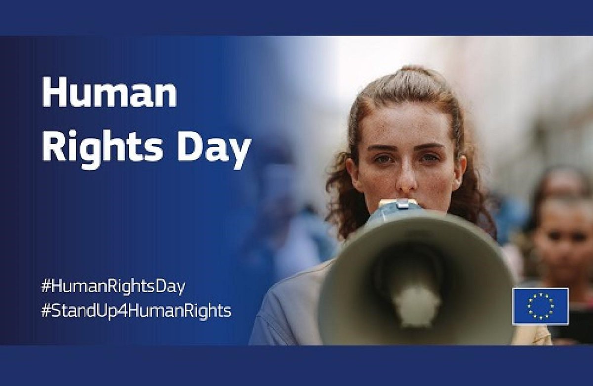 EUinTajikistan's tweet image. 🇪🇺 Respecting, protecting and fulfilling #HumanRights is essential for fostering #justice and #accountability, and to #endimpunity. This is one of the founding #values and #principles of the EU. 

🇪🇺 Full statement: europa.eu/!hcHqnp
#HumanRightsDay
#OurVoiceOurFuture