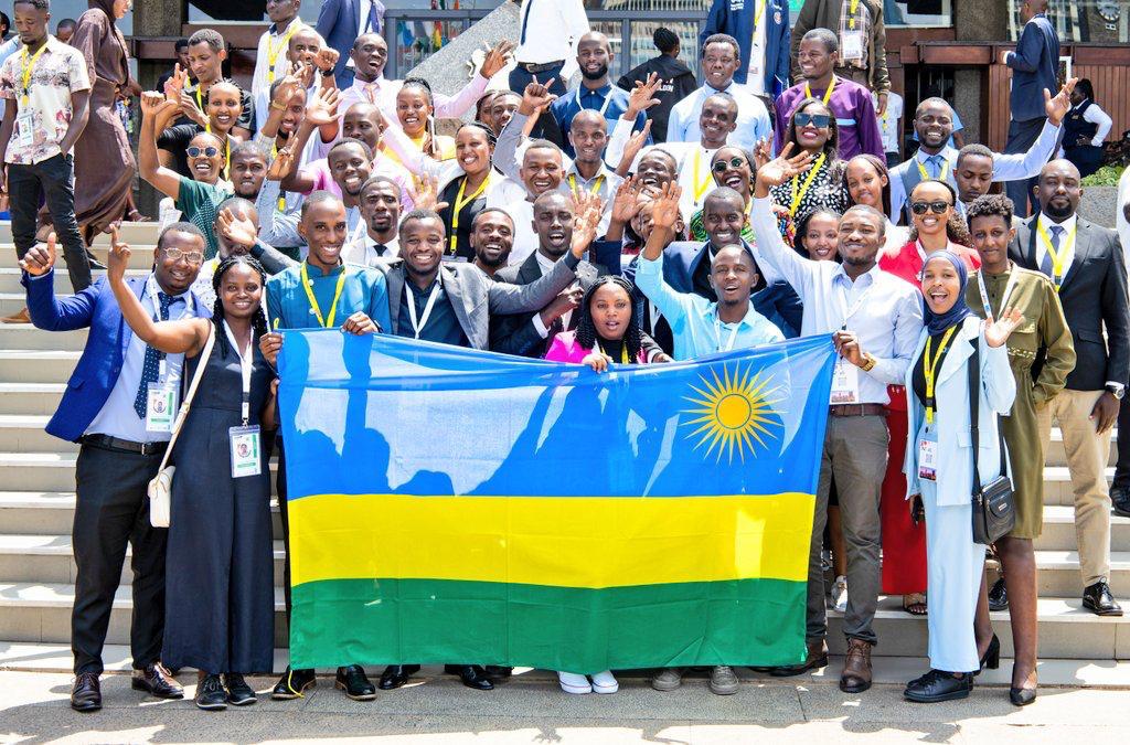 ryaf_agribiz's tweet photo. Breathtaking moment at the Official Opening of #YouthConnektAfrica2023 , #Rwandanziza shines brightly and is well presented. Connecting with fellow youth in Kenyan agribusiness was a highlight and an honour to meet @CarlaMucavi, FAO Representative in Kenya. ...1/2 https://t.co/q5YUgHTUD7