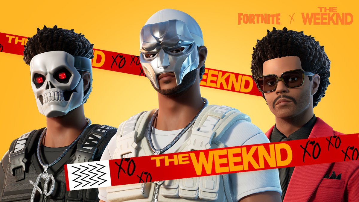 Fortnite's tweet photo. We’re blinded by the lights 😎

Award-winning music icon @theweeknd takes the stage in Fortnite Festival!

https://t.co/r8oFMWBMwn https://t.co/1UAqr0eO6k