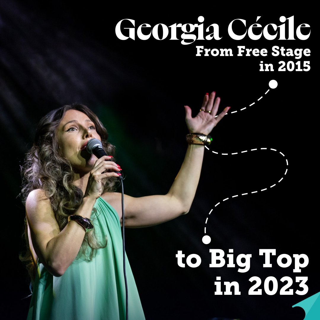 From captivating the free stage at #CheltJazzFest's ...around town in 2015 to selling out the Big Top in 2023, @georgia_cecile 's journey is pure inspiration! 🎶 It all begins with a dream and a stage ✨ Apply to be a part of ...around town 2024 ow.ly/eU3j50QgHJi