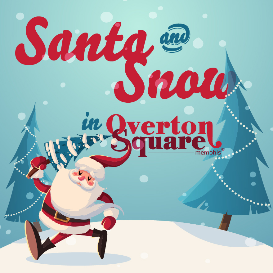 TOMORROW! On Sun, 12/10 from 4–6pm, join us for an evening filled with holiday cheer: Santa returns to Overton Square for this magical holiday event, free and open to the public!