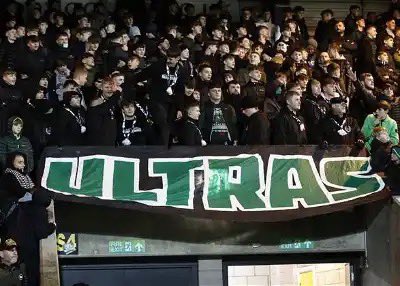 ultras1899_'s tweet photo. Livingston - Hibernian #awayfans #ultras #BlockSeven #Hibs #Hibernian (09.12.23) https://t.co/fbpYakBki4