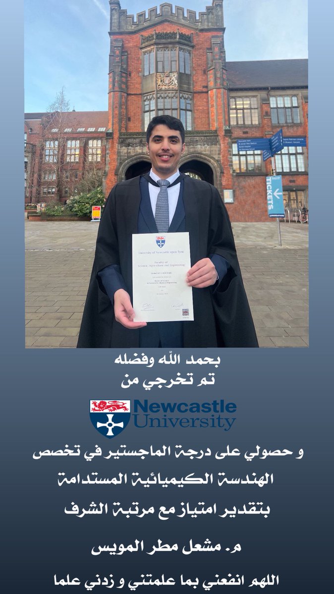 ﴿ وَآخِرُ دَعواهُم أَنِ الحَمْدُللهِ رَبِّ العالمين ﴾ 🎓