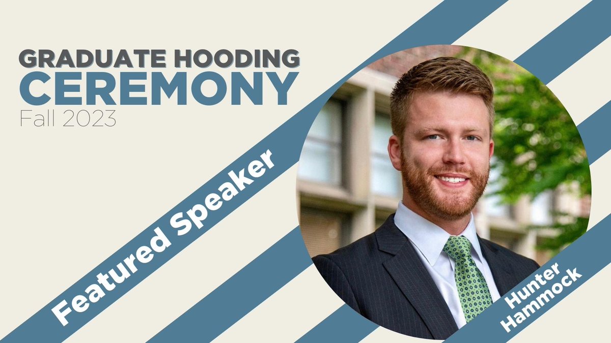 This week's Saturday Spotlight is also the Fall 2023 Graduate Hooding Ceremony's Featured Speaker, Hunter A. Hammock. Hunter will receive his PhD in plant, soil, and environmental sciences from <a href="/UT_Herbert/">Herbert College of Agriculture</a> . Congrats Hunter, and we will see you Friday, December 15!