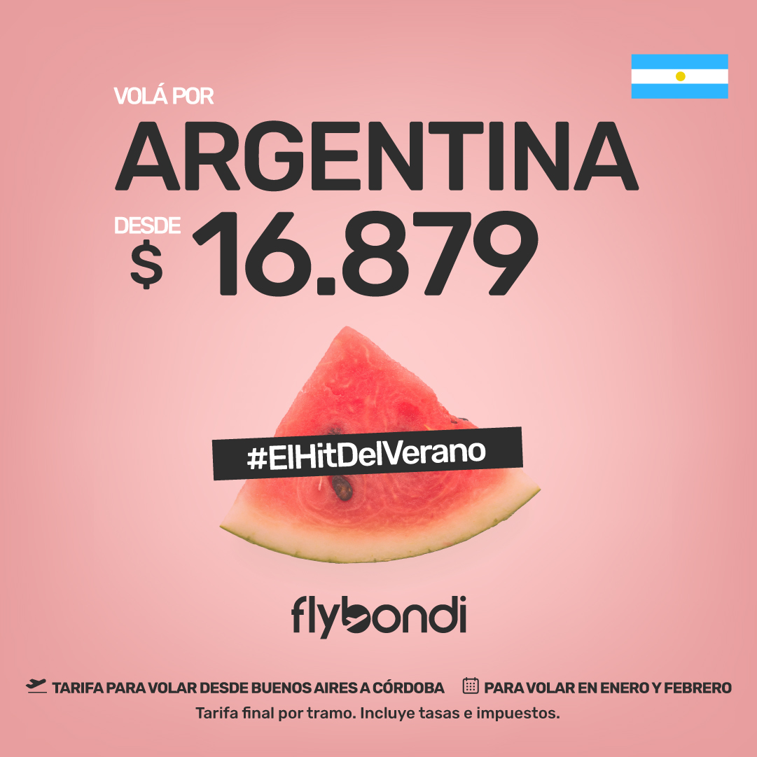 flybondioficial's tweet photo. ¿Todavía no elegiste destino para tus vacaciones?😱 Mandale al click 👉 https://t.co/1k7XjOhsNd y volá en verano #UltraLowCost 💛✈️

#Flybondi #LaLibertadDeVolar #ElHitDelVerano https://t.co/ySdp6OKlvv