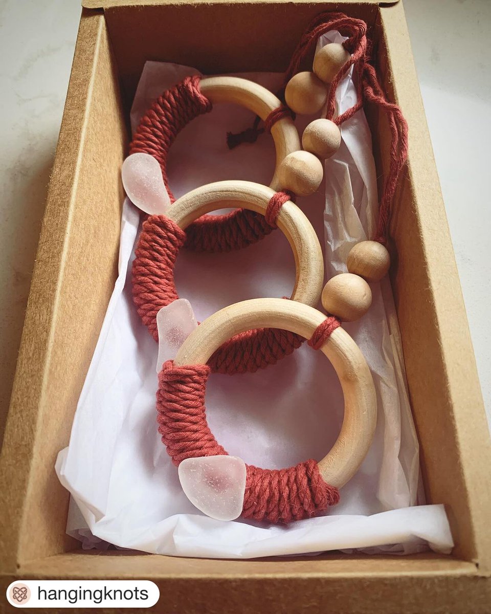 We spy some #RopeShop in these stunning pieces by [IG] .hangingknots! Loving the beach glass addition on them 😍

Thank you for using #RopeShop!

#bohodecor #macrame #handmade #macramewallhanging #macramelove