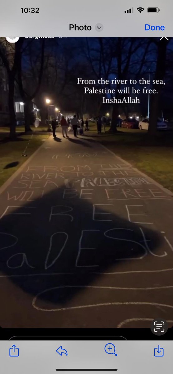 billmeltzer's tweet photo. At Muhlenberg College yesterday, there was a simple Hannukah celebration. Not political. Not even religious per se. Yet it was vandalized, with all the decorations and balloons torn down and "the river to the sea" (a call for genocide, if you don't know) chalked. https://t.co/ZmnuwAeJbq