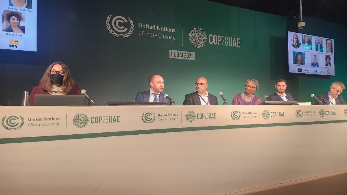 🌍 Honoured to be part of today's @COP28_UAE's panel with New Voices NASEM, IAP, IEEP, and GYA. Our discussion provided valuable insights into interdisciplinarity, decolonizing knowledge, and science advice. #COP28 #ClimateAction #SustainabilityDialogue 🌿 @RSSJor