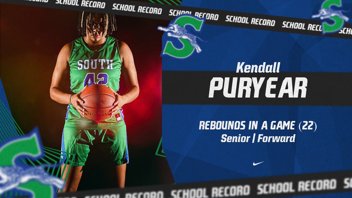Congrats to Kendall Puryear on breaking the school record for most rebounds in a game with 22!  The previous record was 20 and goes back to the early 2000's!  #TEAM1st