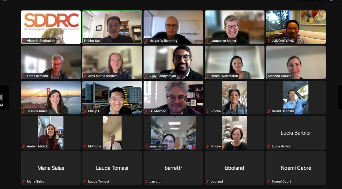 We had 4th California DDRCC networking symposium - Cedars, UCSD, and UCSF. Six amazing speakers gave wonderful talks. Hope we further enhance our academic medical research in GI/Liver field. <a href="/Bernd_Schnabl/">Bernd Schnabl</a> <a href="/JuDongYang1/">Ju Dong Yang</a> <a href="/CristiLlorente/">Llorente Lab</a> <a href="/GilMelmedMD/">Gil Y. Melmed, MD, MS</a>