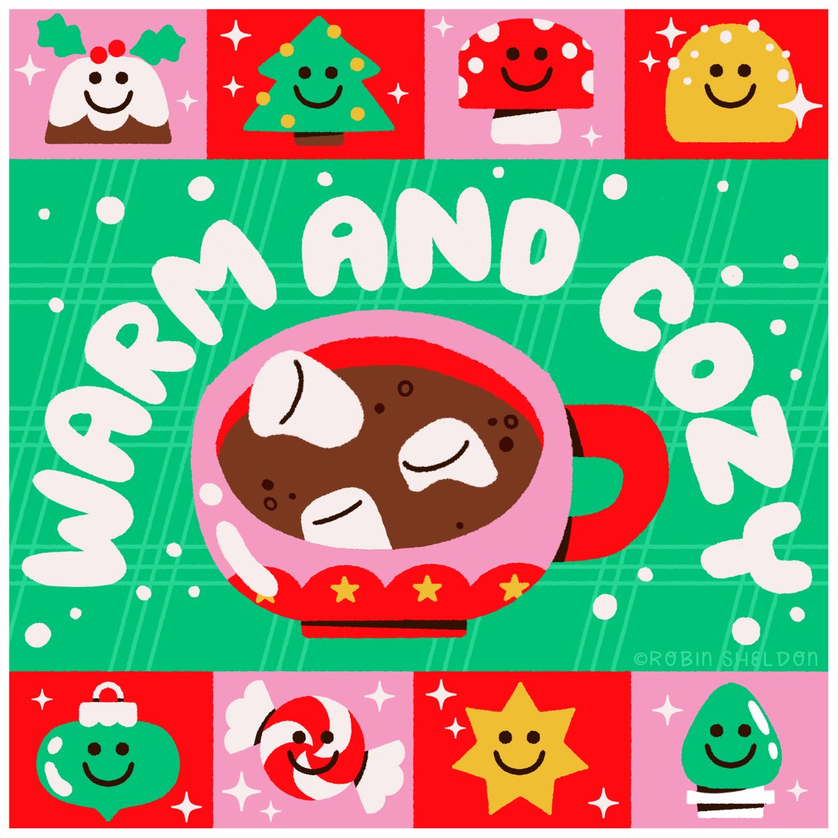 Robin_Sheldon's tweet photo. Warm and cozy 💕

Time to brew up some warm drinks. ☕️ Sending lots of love to you all. 💖

#illustration #happyholidays #holidayillustration https://t.co/TOOZ0gGrzG
