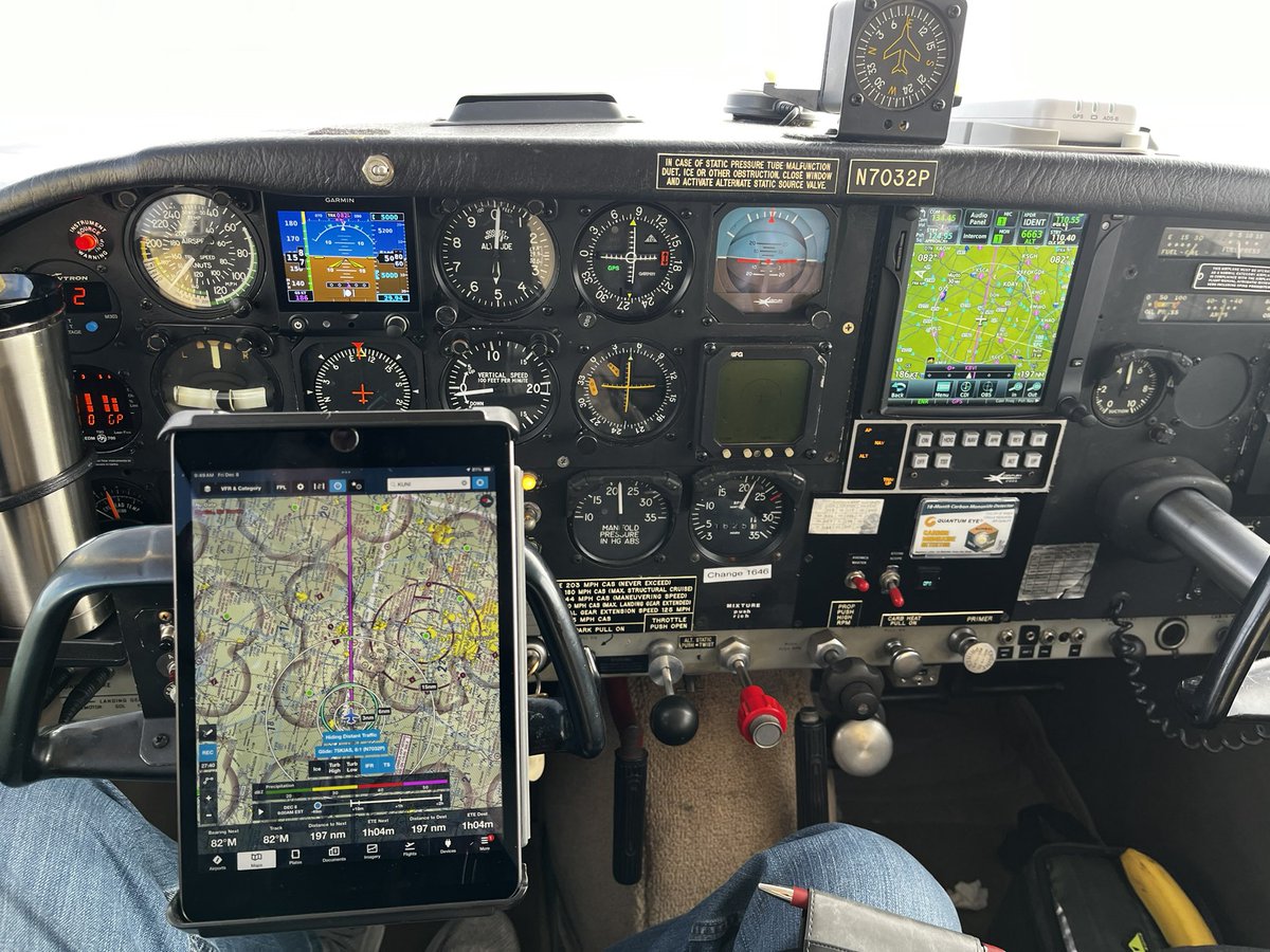 TPointSumner's tweet photo. Got to deliver Lulu to outside Pittsburgh from Indy yday as part of a 5 leg Pilots n Paws rescue flight.   She is a big girl and a little bossy. She kept wanting to tell me how to fly the plane..

#pilotsnpaws #foreflight https://t.co/9rpocREJr9