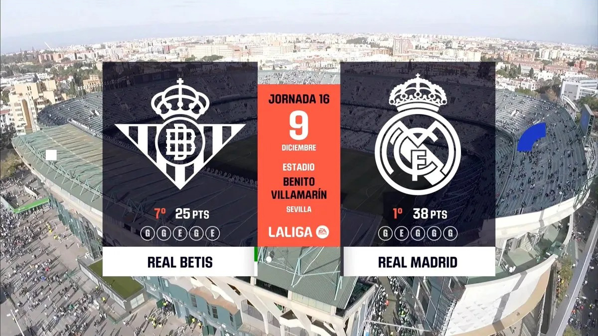 Full Match: Betis vs Real Madrid