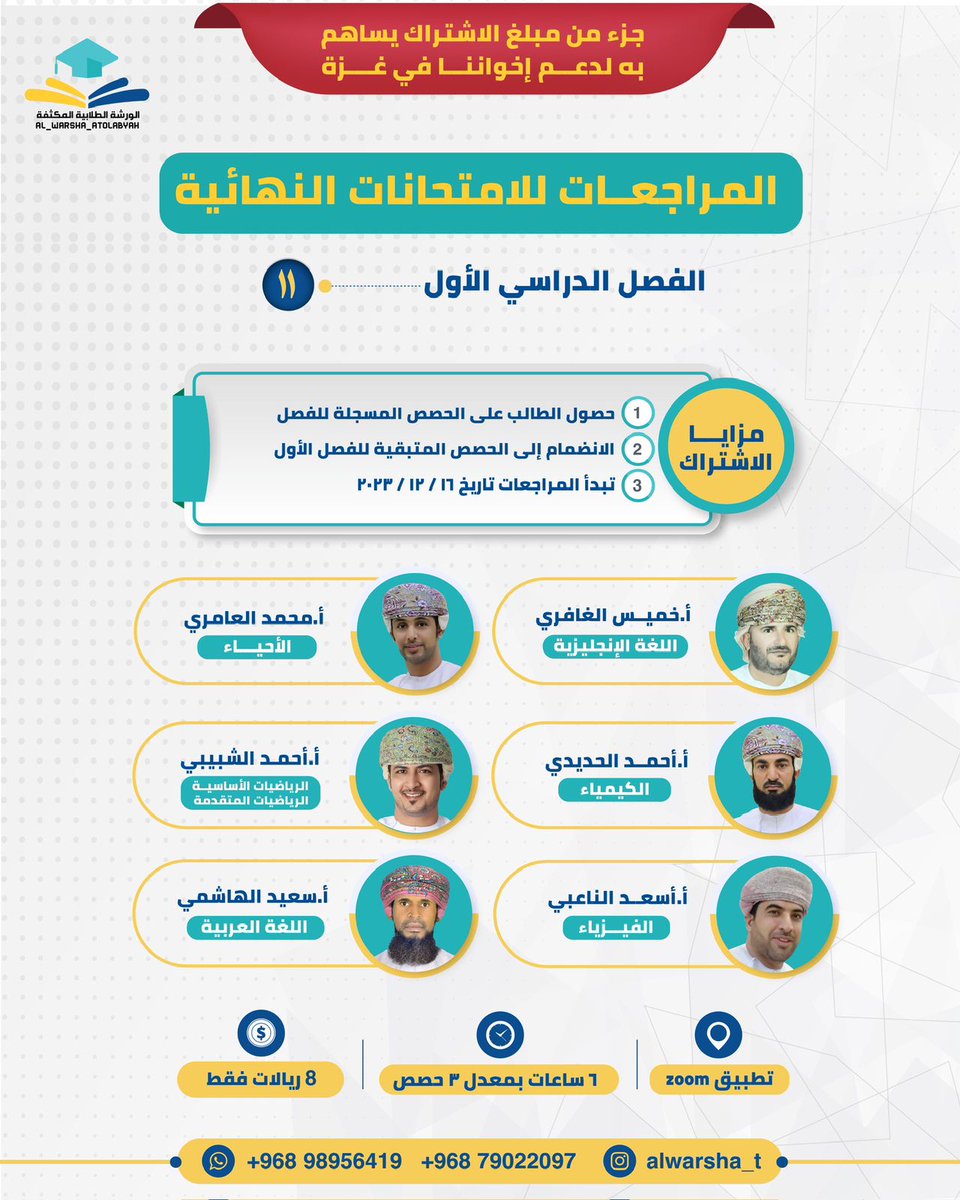 tafawqi_academy's tweet photo. واقترب موعد المراجعات النهائية مع نخبة من أفضل المعلمين على مستوى السلطنة
#مساء_الخير
#دفعة_2024 https://t.co/ZhBjRpJrDu