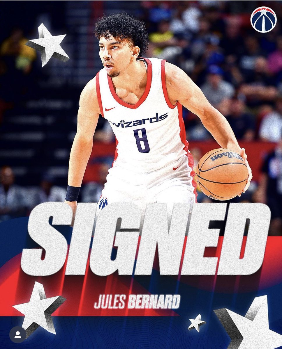 6-7 Jules Bernard <a href="/WashWizards/">Washington Wizards</a> 
Another MagicBoy in the the NBA 
Congrats! <a href="/juleslbernard/">Jules Liam Bernard</a> 🖤
<a href="/kristenebmakeup/">Kristene Bernard</a> <a href="/JulesABernard/">Jules Bernard</a>