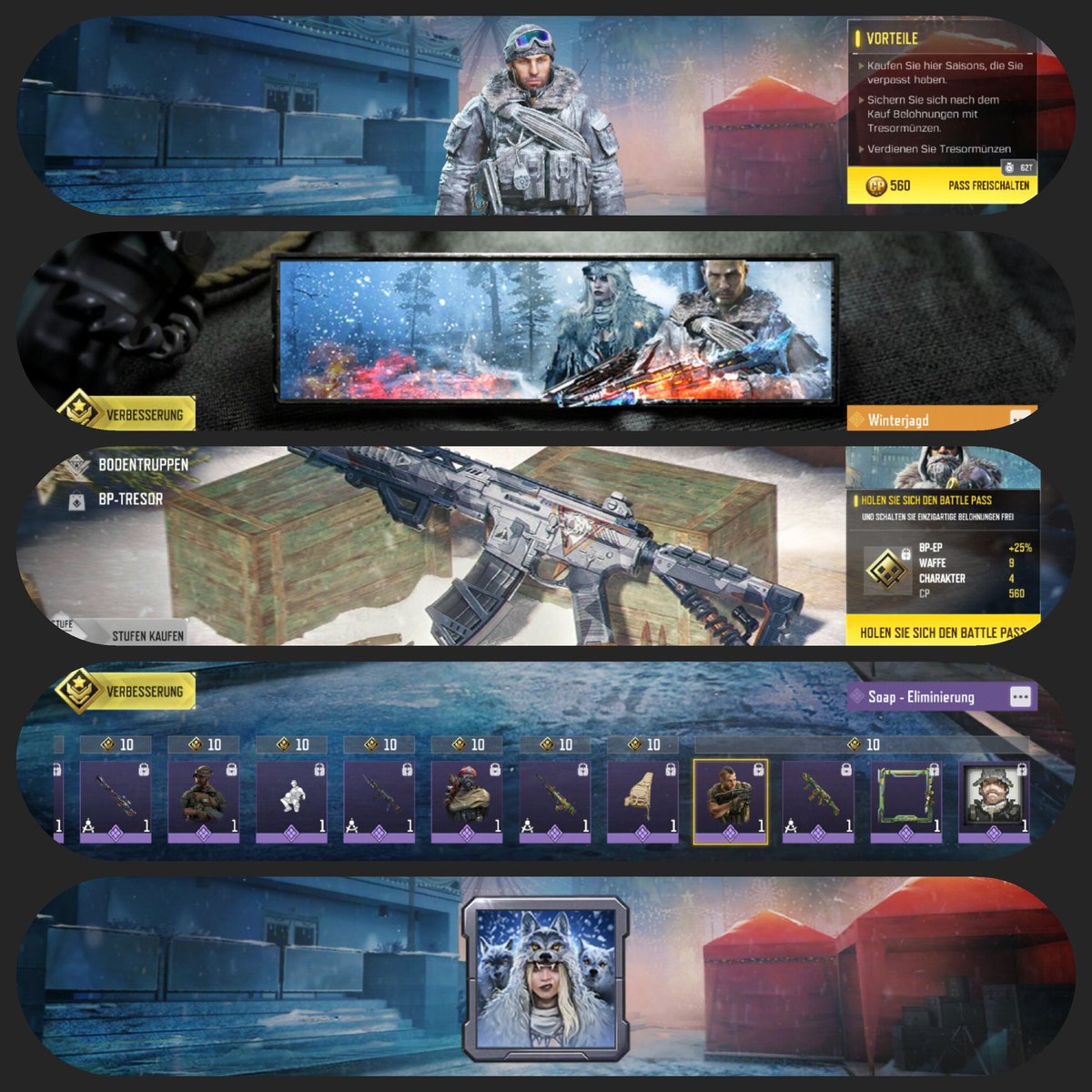 Missy.ˊˎ-

I also got a new character (Battle Pass-Vault) I really like and now use alongside Artery~💕

It's Vagr Modir (mom wolf) and again a mercenary ¯\_(ツ)_/¯

The new pics &amp; weapons are also cool~
Still, I am best with my QQ9😄

#CallOfDuty    #CoDmobile