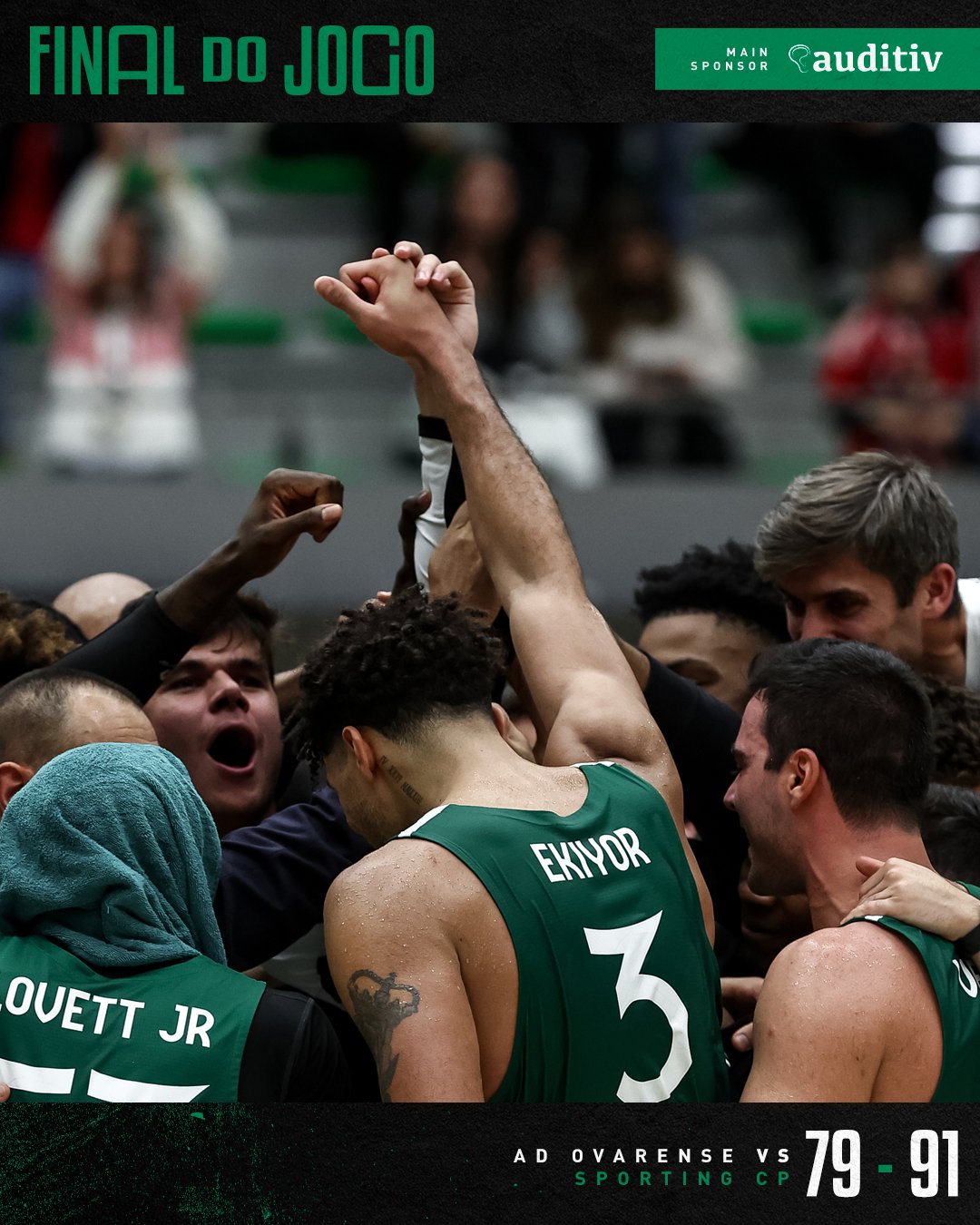 Sporting CP - ⏹ Final do jogo no Estádio D. Afonso