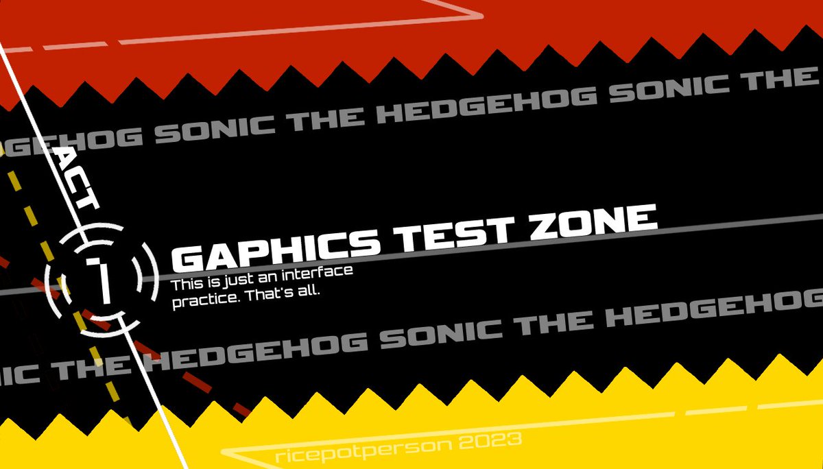 ricepotperson's tweet photo. Sonic Stage Card Practice (SSCP)
(Phase 1)
For game UI practicing purposes. More might come soon.
#sonicthehedgehog #sonicgames #ui #uidesign #gameui #gamesui #vcd #gamedesign #sonicfanart #sonicart #graphicdesign #graphicdesigner https://t.co/2Ji9f4Sl8R
