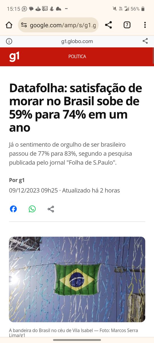LuizianneLinsCE's tweet photo. Satisfação de morar no Brasil cresce significativamente no último ano. Com o presidente Lula, a vida do nosso melhora a cada dia.
ORGULHO BRASILEIRO
#ORGULHOBRASILEIRO
FAZ O L https://t.co/1SUqRZwoq3