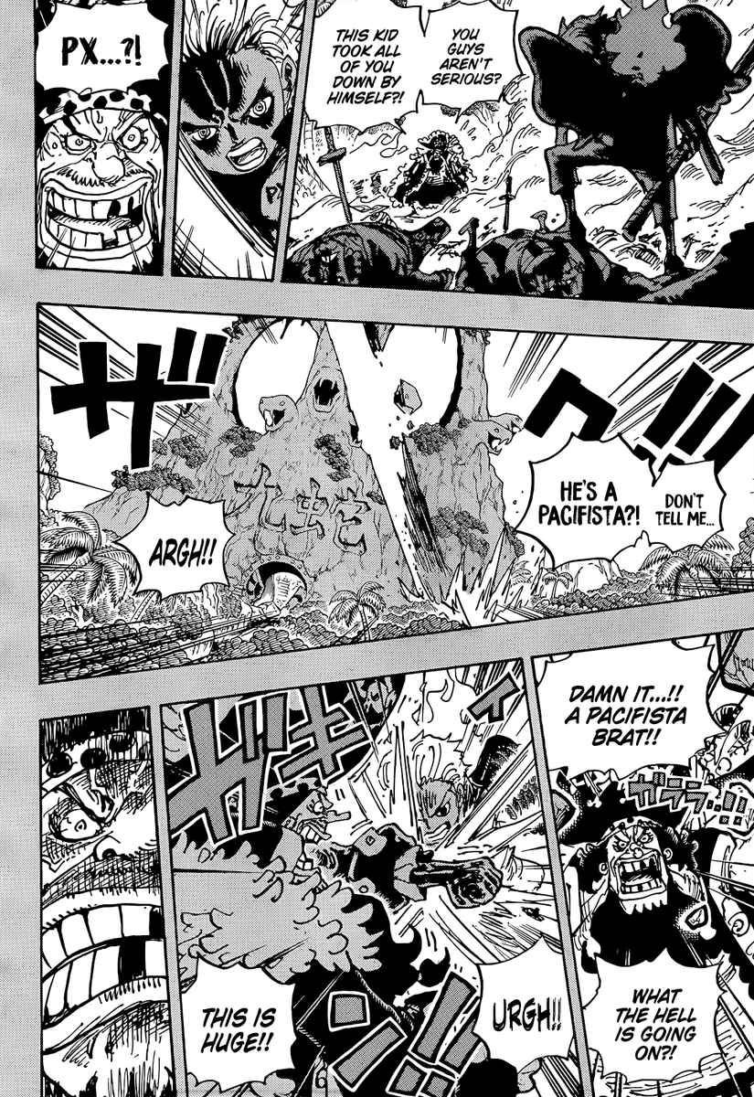 FujiWed's tweet photo. @JPeter2927 That's blackbeard reaction to a clone of mihawk lil boy
 We are definitely good 😂
Worry about shanks head bobo https://t.co/RN6nJGRFla