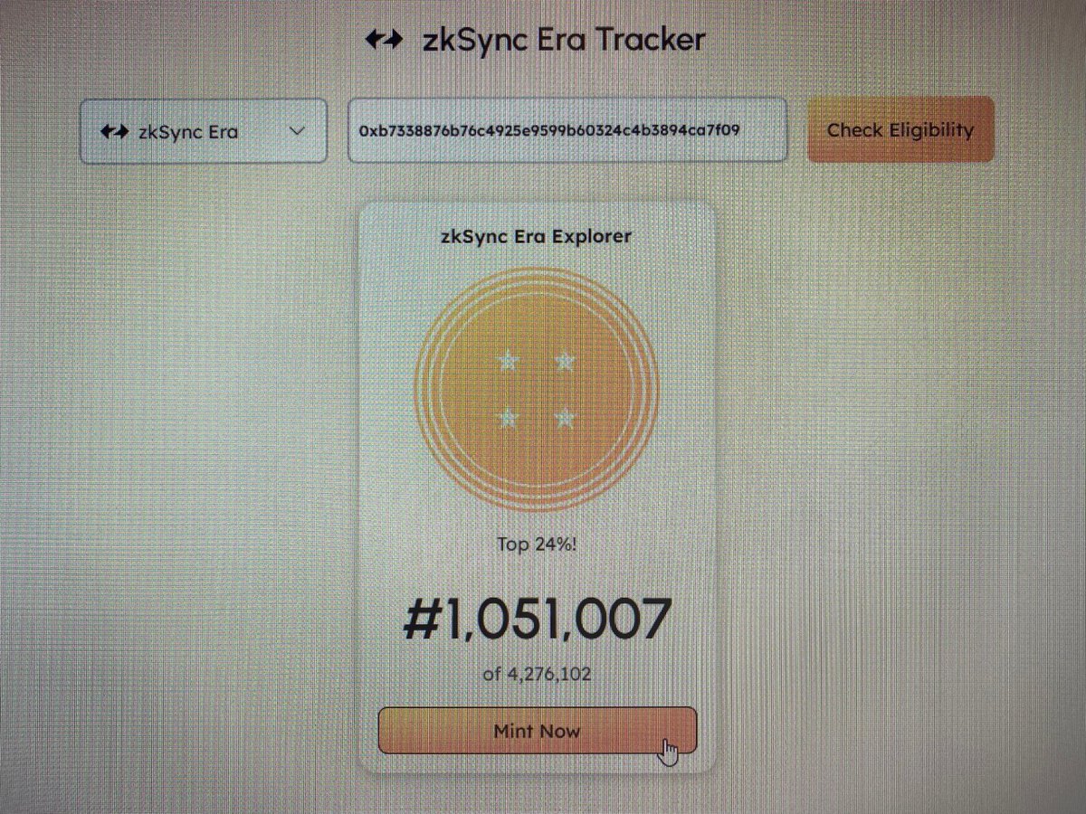 cistesaknu43716's tweet photo. I'm ranked in the Top 24% for activity on ZKSYNC 🔝
Think you can beat me?
Check your score 💯 https://t.co/NI13vWMC6k
#zkSync #zkSyncEra #Base #Scroll #Polygon #StarkNet #zkEVM #ZKPEPE #zkApes $ETH #Airdrop #Ethereum #Crypto #Binance #Galxe #ETH #LayerZero $JIT $SOL #bitcoin https://t.co/xpocVUHLCT