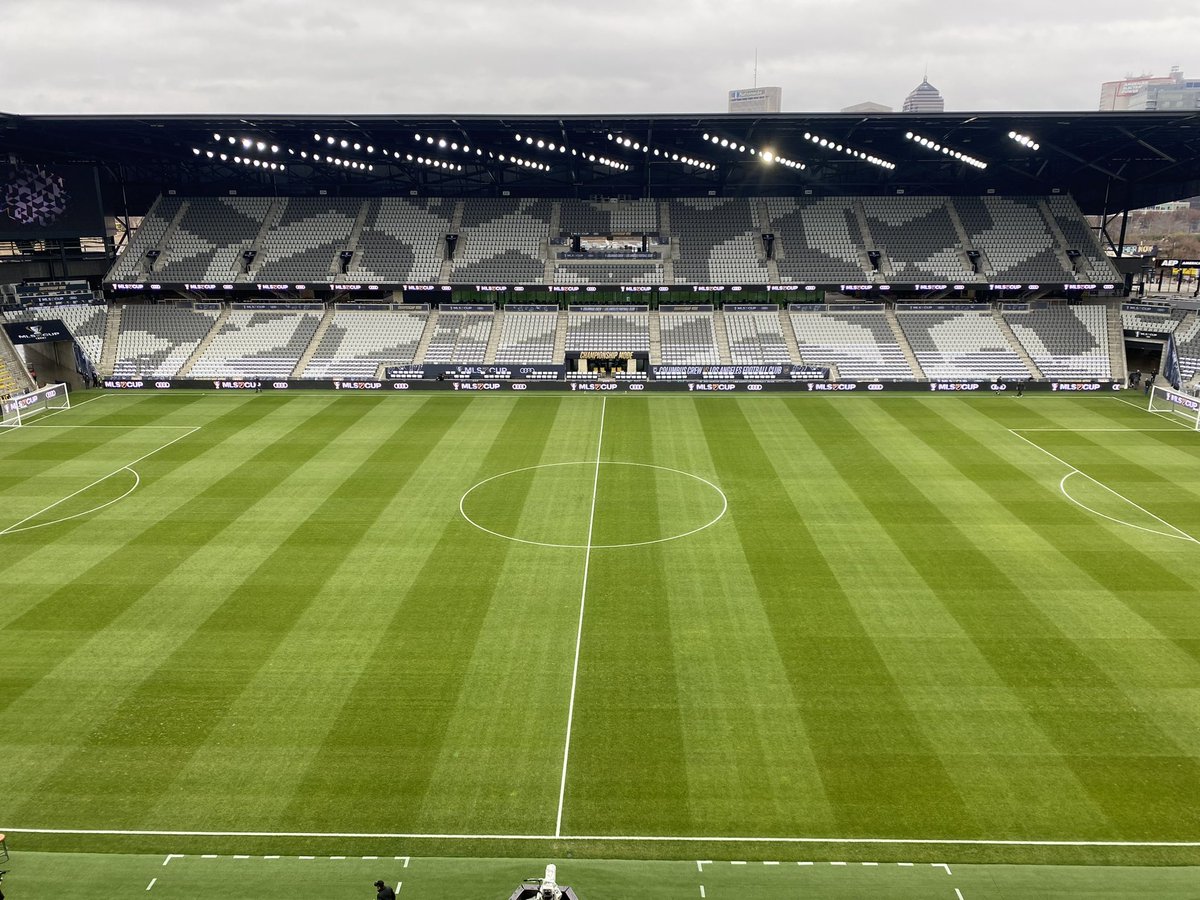 THE STAGE IS SET 🏆🏟️

#GameDaySod #365ss from <a href="/TuckahoeTurf/">Tuckahoe Turf Farms</a> is prepped &amp; ready for the #MLSCup Final @LowerFieldCbus, home of the <a href="/ColumbusCrew/">The Crew</a>!! 

SHOWTIME AT 3:30PM EST 📺🔥⚽️#keepitreal #365ss #AllTogetherNow