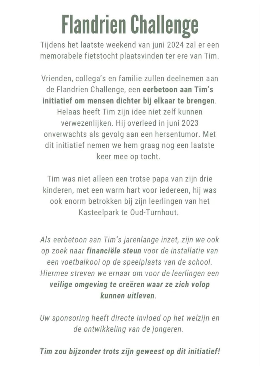 PurpleFame_RSCA's tweet photo. In de zomer moesten we afscheid nemen van @thiafien
Hij had nog 1 doel dat hij wou bereiken. En dat is een voetbalkooi op de speelplaats van de school waar hij les gaf.
Een simpele steun is via deze link, https://t.co/s20RMPjUXs, je aankopen doen bij @Coolblue, @bol_com en vele anderen, die een deel aan dit doel geven.
Wil je rechtstreeks steunen, contacteer ons dan even privé.