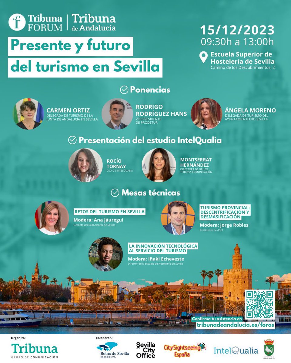 monterogrove's tweet photo. El próximo viernes, en @ESHSevilla de @LezamaG_, tenemos una cita con @andtribuna y el “Presente y futuro del turismo en Sevilla”, acompañados de un importante elenco de participantes, y que moderará nuestro director Iñaki Echeveste. https://t.co/St2hZW1I4U
