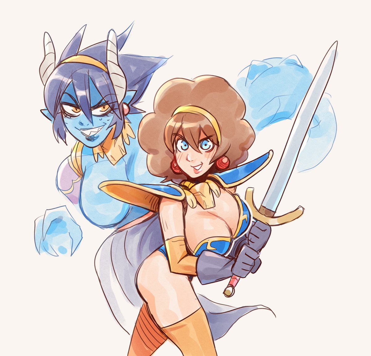 「dragon breast doodle」|brellomのイラスト